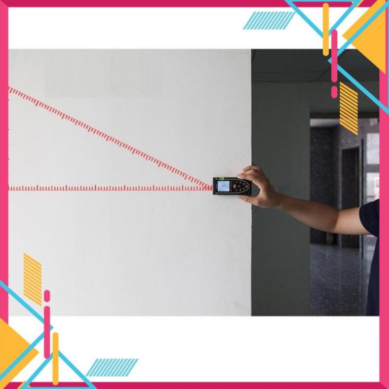 ❤️Evoucher🚛 Thước đo khoảng cách bằng tia laser sndway phạm vi đo 40m (sw-m40)- 206629206590- tặng móc khóa la bàn