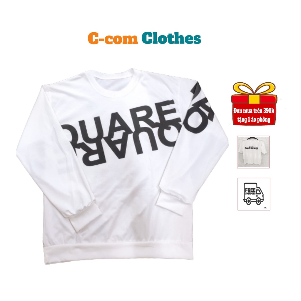 Áo Nỉ Nam Dài Tay Cổ Tròn (2 màu), Chất Cotton USA Cao Cấp, Nhiều Màu, Thấm Hút Vượt Trội (D126)