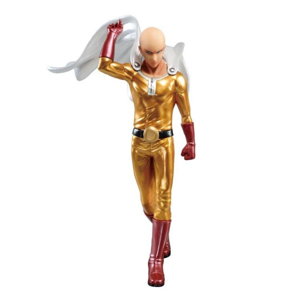 Mô hình One Punch Man Saitama 20cm Metalic Color DXF Premium Prize Figure Banpresto Chính hãng Nhật OPMBP01