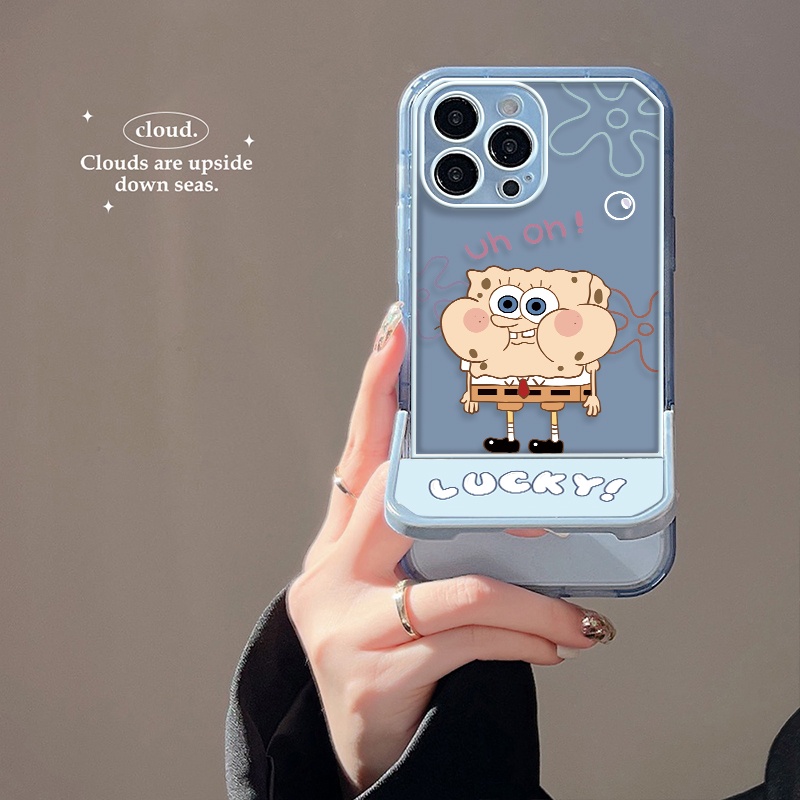 Ốp Điện Thoại Silicon Tpu Mềm Có Giá Đỡ Hình Thú Dễ Thương Cho Iphone 11 12 13 Pro MAX X XS XR MAX 7 8 Plus SE 2020 6 6S
