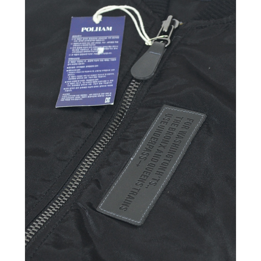 Áo khoác Bomber cọc tay POLHAM chính hãng