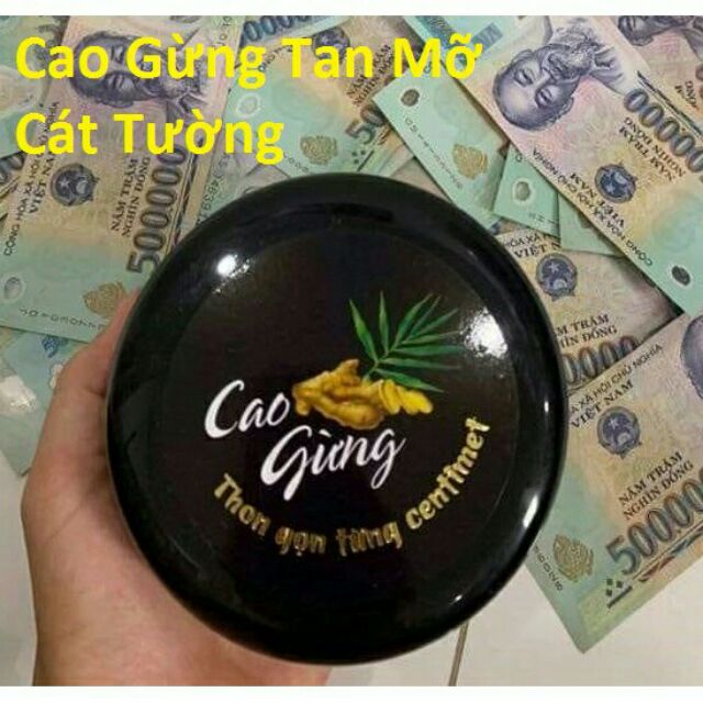 Cao gừng tan mỡ bụng thiên nhiên Việt