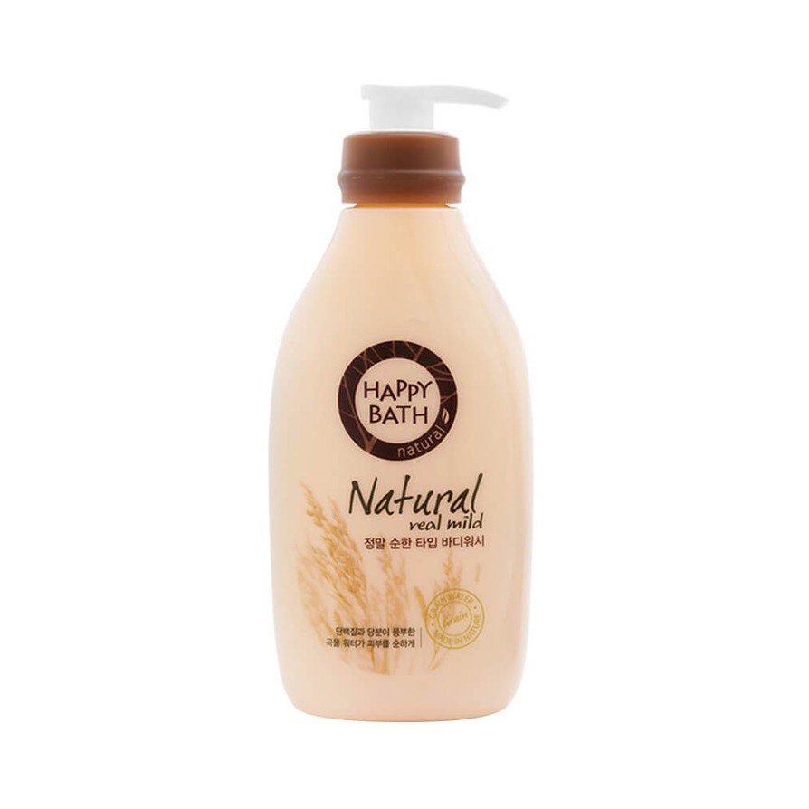 Sữa Tắm Hương Lúa Mạch Happy Bath Natural Real Mild - BX0806