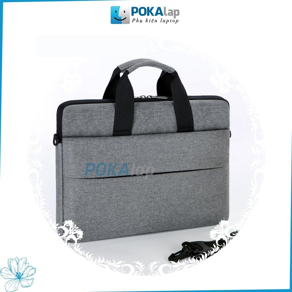 Túi chống sốc laptop, macbook POKA10 có chất liệu vải oxford cao cấp chống thấm nước - POKALAP