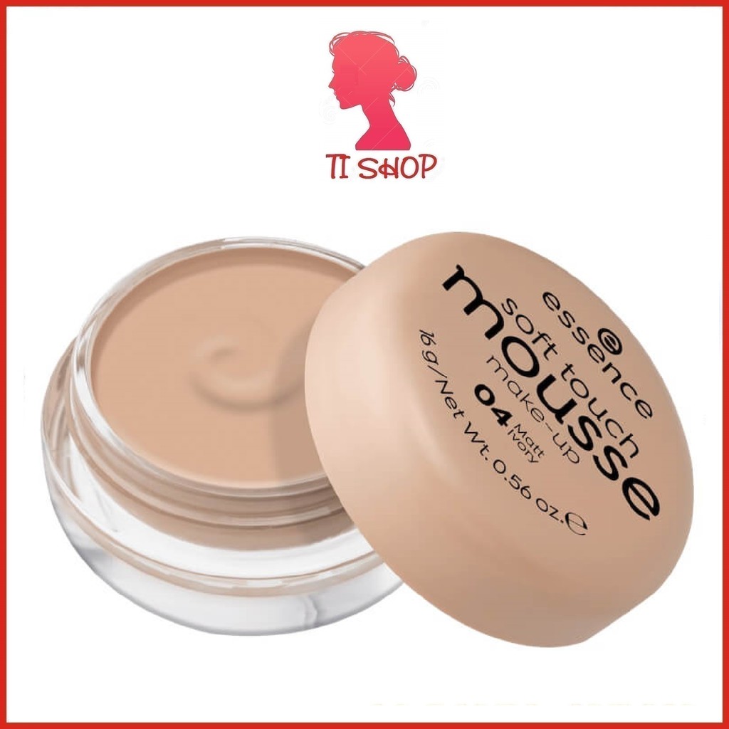 Phấn Tươi 💋FREESHIP💋 Phấn Tươi Đức Essence Soft Touch Mousse Che phủ tuyệt đối số 04 Mẫu mới 2020