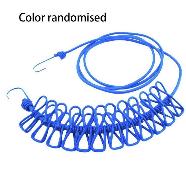 Dây phơi quần áo có kẹp