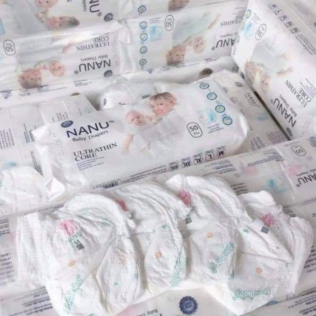 Combo Bỉm quần dán nanu hàng bao bì mới M /L /XL / XXL / XXXL /100c