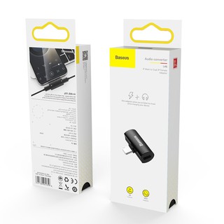 Bộ chia cổng Lightning 1 thành 2 có hỗ trợ đàm thoại Baseus L46 cho iPhone