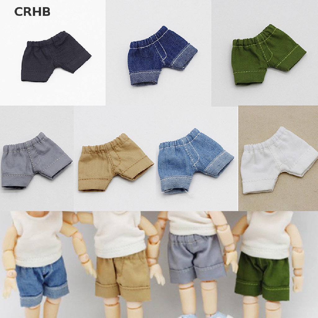 Quần Jeans Ngắn Cho Búp Bê OB11 Tỉ Lệ 1 / 12 Mới