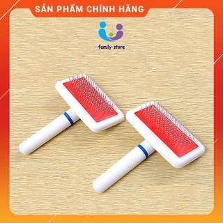 Lược chải lông chấm bi đầu răng lược chó mèo