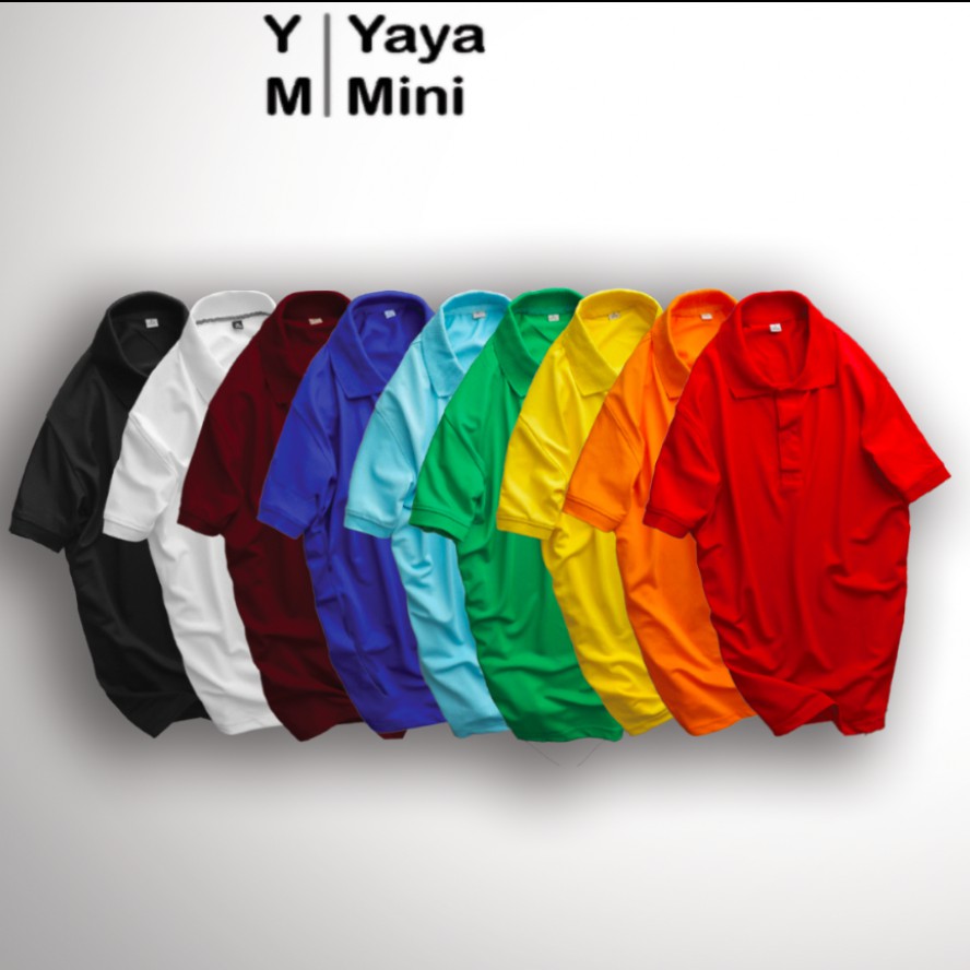 Áo Polo Nam Cao Cấp YayaMini Vải Poly Unisex 13 Màu Co Giãn 4 Chiều [Hỗ Trợ Đổi Trả Miễn Phí] | BigBuy360 - bigbuy360.vn