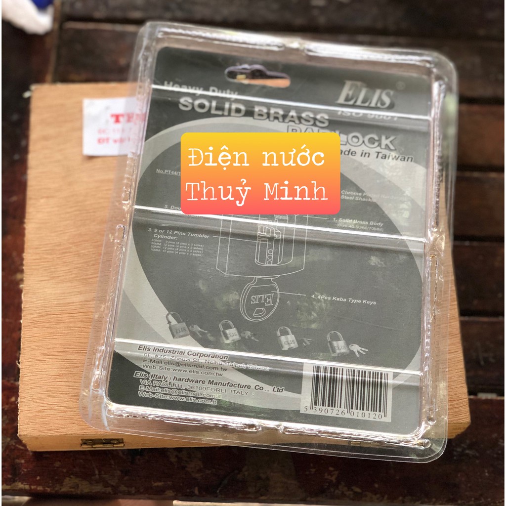 Ổ khoá đồng ELIS hàng Ý size 70mm