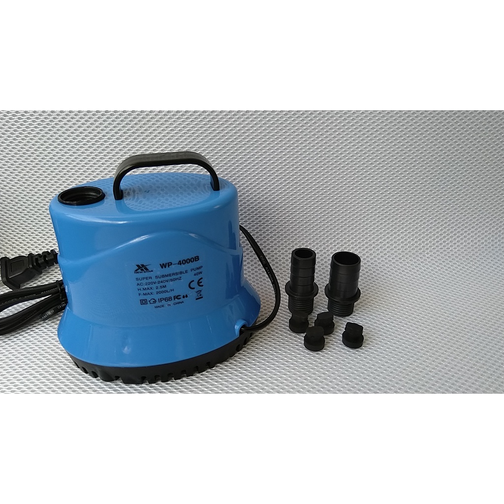 Máy bơm XINXIU hút đáy 360 độ, 2000-5500L/hr dùng cho hồ cá.