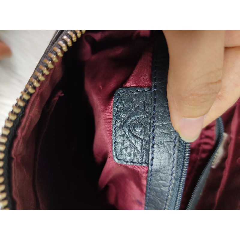 Túi da thật đeo chéo