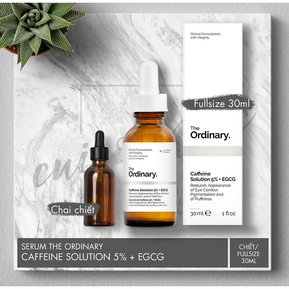 Tinh Chất Dưỡng Mắt The Ordinary caffeine Solution 5% + EGCG (30ml)