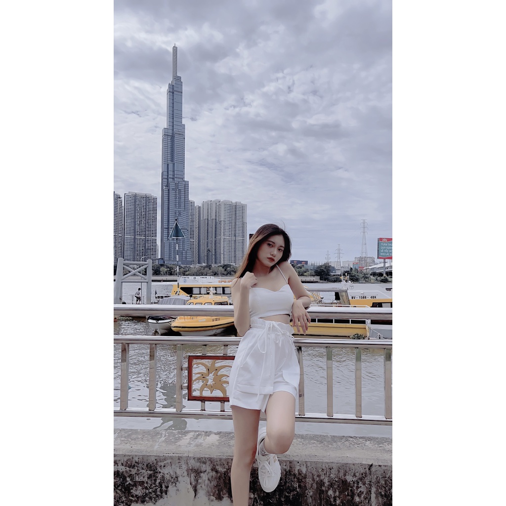 Set Blazer Lửng 3 Món ( Blazer + Bra + Quần )