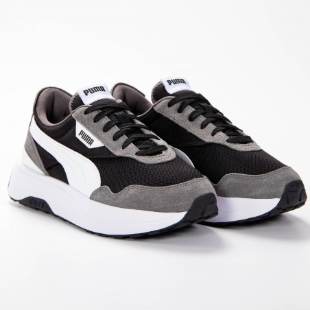 Giày Puma Cruise Rider Classic Wns đen xám 375054 01 bill hàn