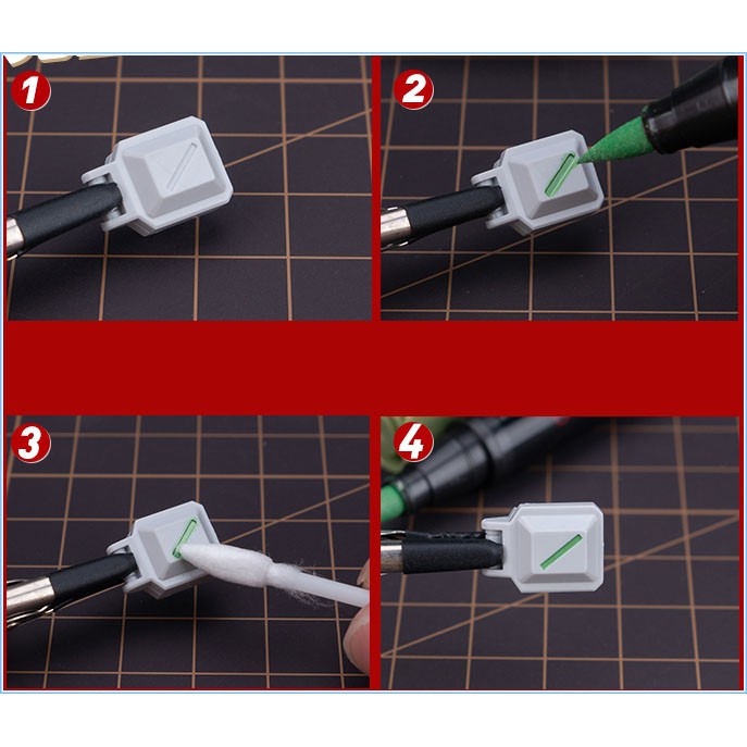 Bút sơn mô hình Metallic color gundam marker pen Hobby Mio