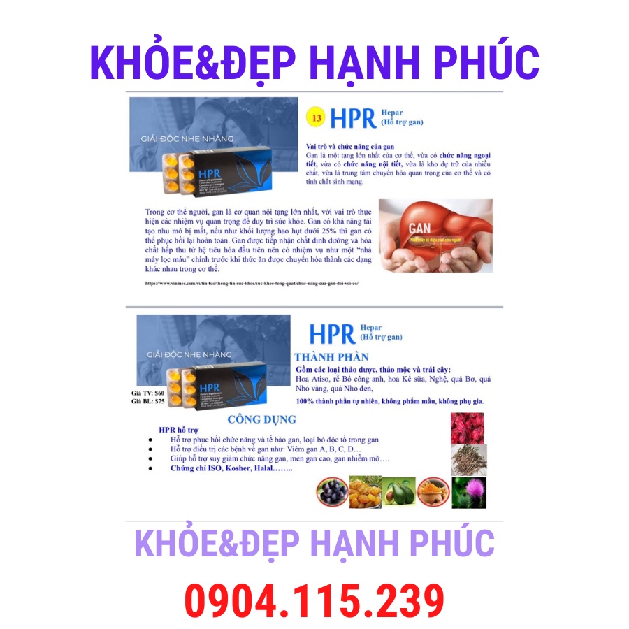 [ Date T9/23 ] Viêm ngậm giải độc gan APLGO - HPR – 30 viên/hộp