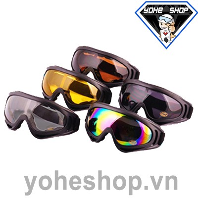 Kính UV 400 cứng gắn mũ bảo hiểm