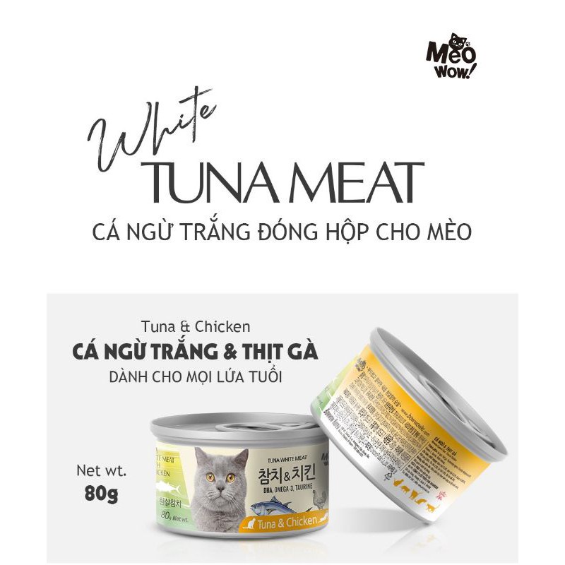 "80g Pate Mèo Wow bổ sung những vitamin và khoáng chất thiết yếu mà bữa ăn hằng ngày có thể bị thiếu hụt