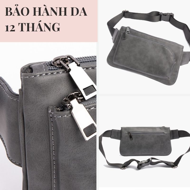 Túi bao tử nam nữ ⚡FREESHIP⚡da cô điển bền đẹp,cao cấp, lịch lãm. BH 12t Tặng Vớ nam 86U9