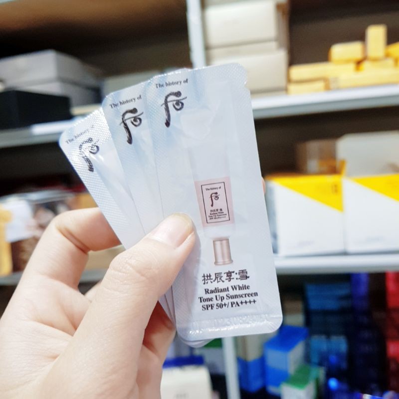 KEM CHỐNG NẮNG WHOO TRẮNG GÓI 1ML | BigBuy360 - bigbuy360.vn