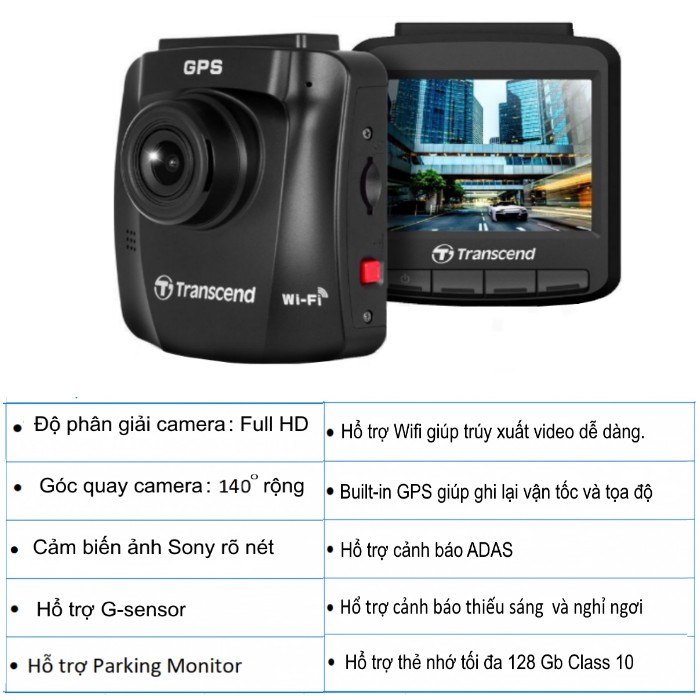 Camera Hành Trình Transcend DrivePro 230 | BigBuy360 - bigbuy360.vn
