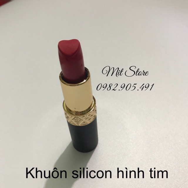 Khuôn son silicone 1 lỗ, 4 lỗ loại 12.1mm  - Các mẫu khuôn có sẵn tại Mit Store