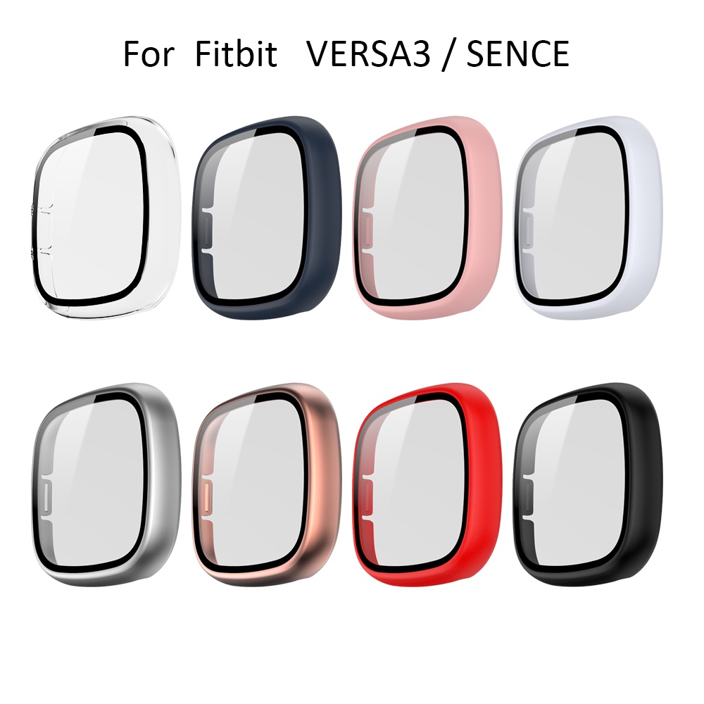 Ốp Lưng PC + KíNh CườNg LựC BảO Vệ MàN HìNh Cho Fitbit Versa 3