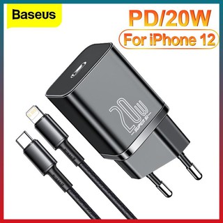 Bộ Sạc Nhanh, Củ Sạc Nhanh Iphone PD 20W Thương Hiệu Baseus Kèm Dây Sạc