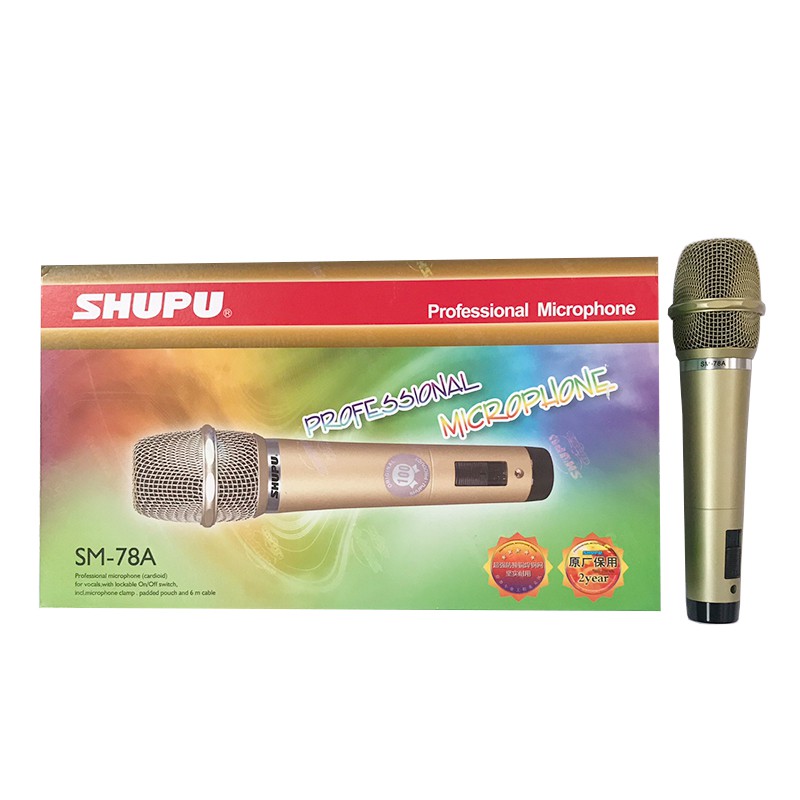 Micro có dây Shupu SM78A đẳng cấp cho giọng hát hay