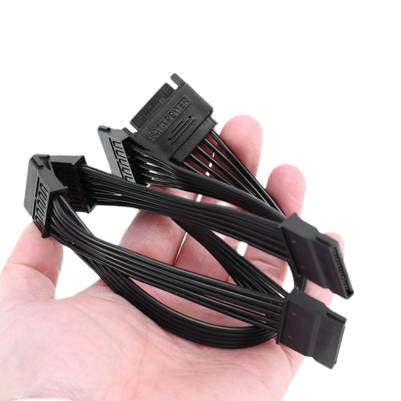 Cáp Chia Nguồn SATA Từ 1 Đầu Dương Sang 5 Đầu 15 Pin Chuyên Dụng Chất Lượng Cao