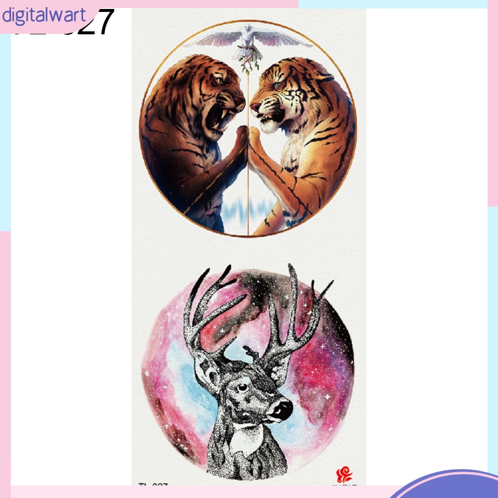 Hình xăm dán họa tiết lông vũ chống nước thời trang