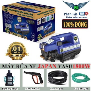 MÁY RỬA XE JAPAN TECHNOLOGY YASU 1800W
