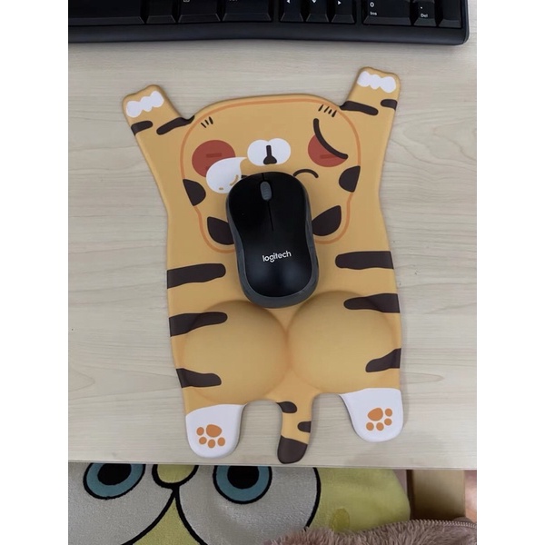 Tấm lót chuột hình hổ siêu cute có đệm đỡ cổ tay Cố Cung chính hãng