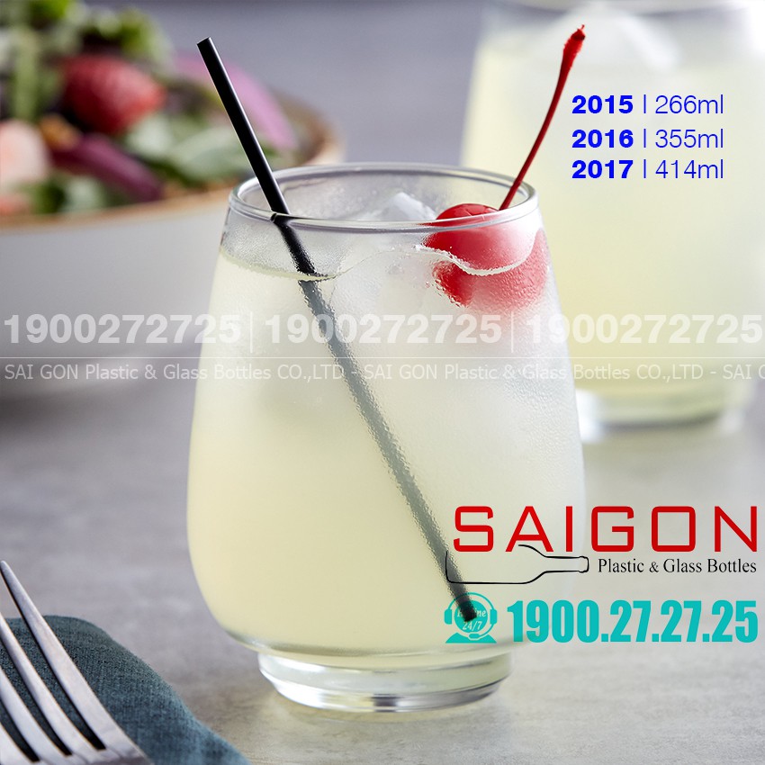 Ly Thủy Tinh Orbital Beverage 266ml | 355ml | 414ml , Cao Cấp ,Tùy Chọn Dung Tích