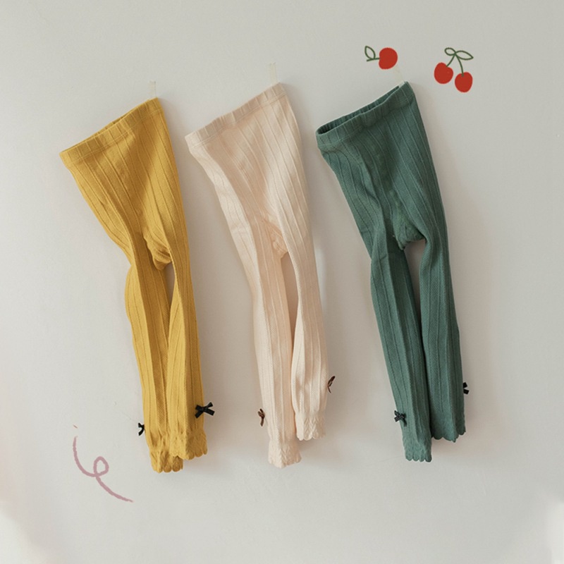 Quần Legging Chất Vải Cotton Giữ Ấm Chân Cho Bé Gái