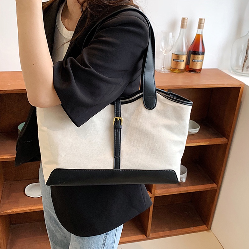Túi canvas Sức Chứa Lớn Dễ Phối Đồ Thời Trang Cho Nữ