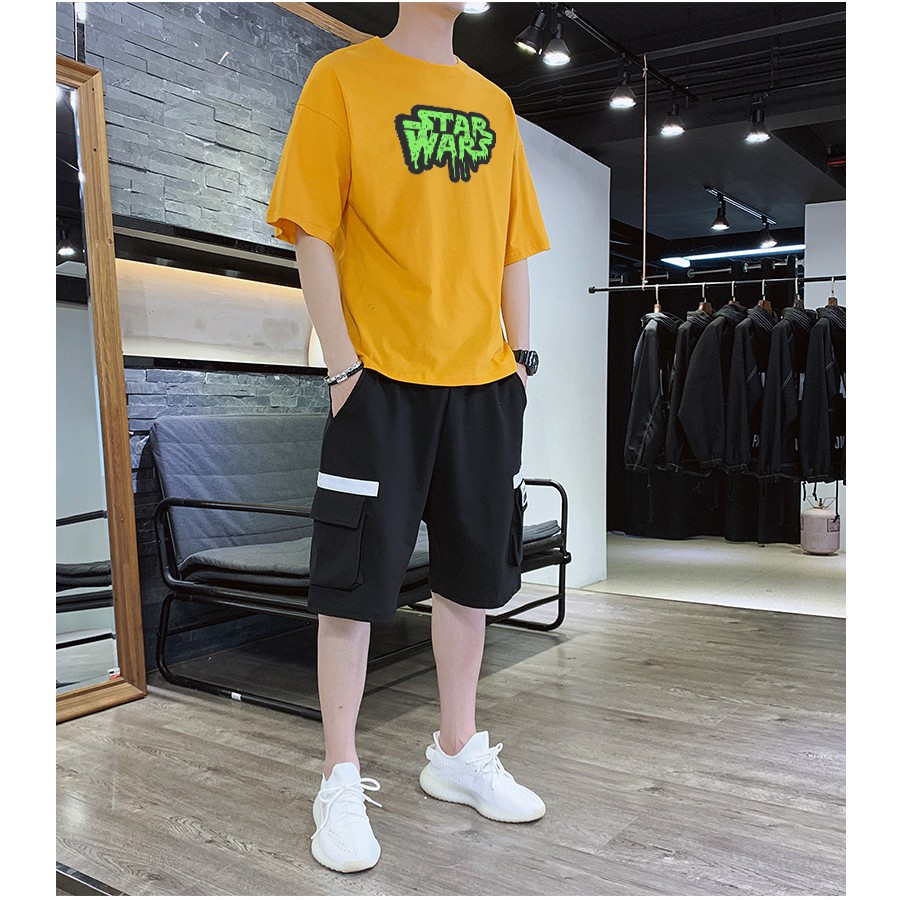 Áo thun 360 basic tee Áo phông unisex tay lỡ nam nữ dáng rộng oversize Starwas 2 Màu Siêu Hot