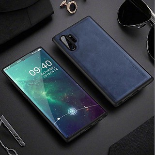 Ốp lưng Galaxy Note 10, Note 10 Plus, da PU hiệu X-level da cao cấp viền nhựa dẻo