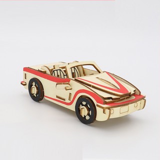 Đồ chơi lắp ráp gỗ 3D Mô hình Xe Ô tô thể thao Car 05 LC-GP067A