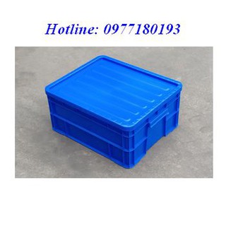 Thùng Nhựa Đặc B8 Kèm Nắp Giá Rẻ