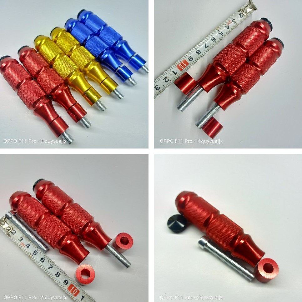 Chống Đổ Sau Nhôm CNC Gắn Xe Máy &lt; Giá 1 ĐÔi&gt;