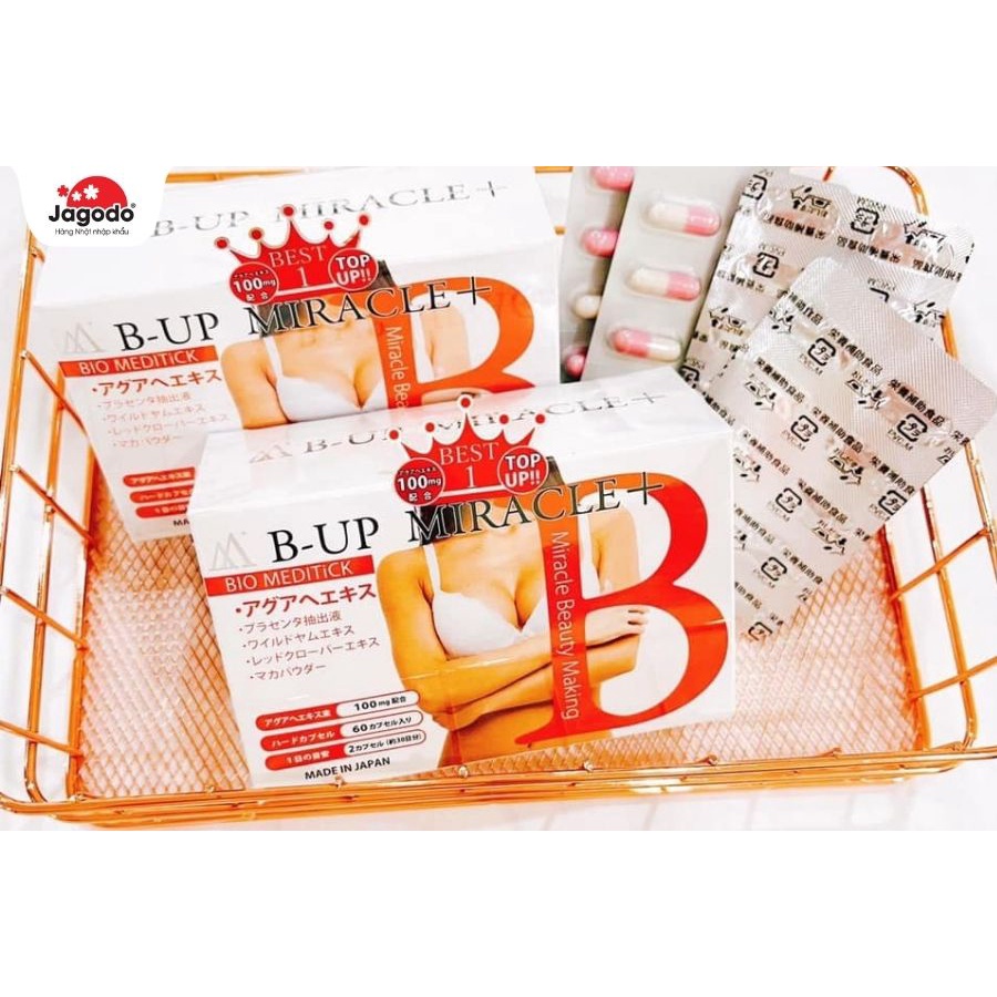 nở ngực, mông B-Up Miracle + 60 viên Nhật Bản