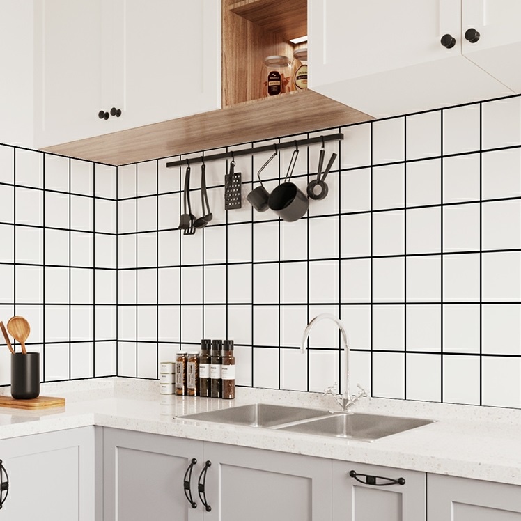 Giấy dán tường bếp tráng nhôm cách nhiệt khổ 0.6x2.5M, miếng decal chống dầu mỡ dễ lau chùi