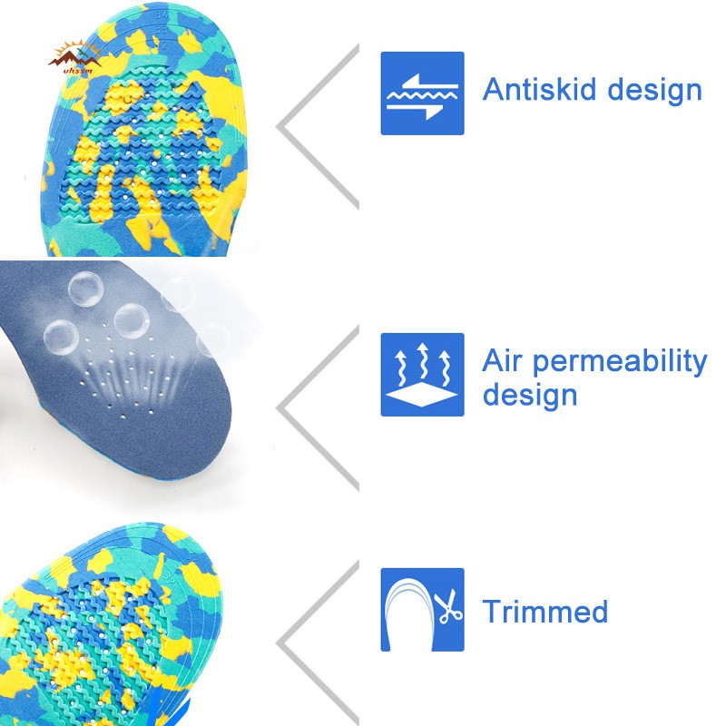 Cặp đế đệm lót giày hỗ trợ chỉnh hình giảm đau cho trẻ em