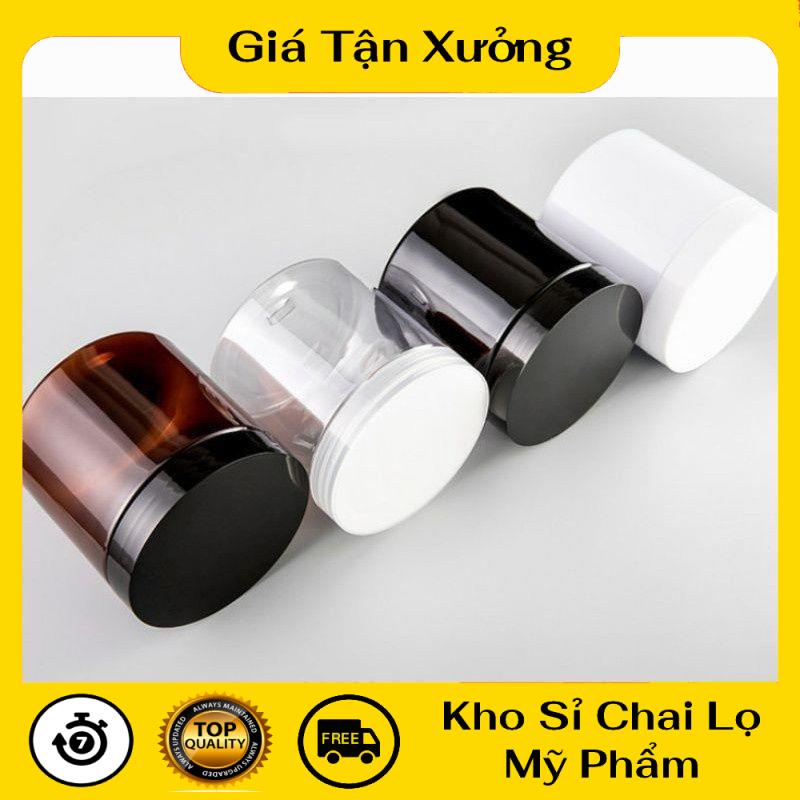 Hủ Đựng Kem ❤ TRÙM SỈ ❤ Hũ nhựa pet 50g,100g, 200g, 250g,500g đựng mỹ phẩm, thực phẩm, đồ khô, ngũ cốc