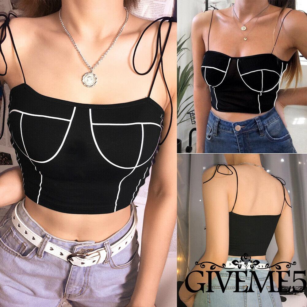 Áo 2 dây hở eo ôm dáng hở lưng quyến rũ cho nữ