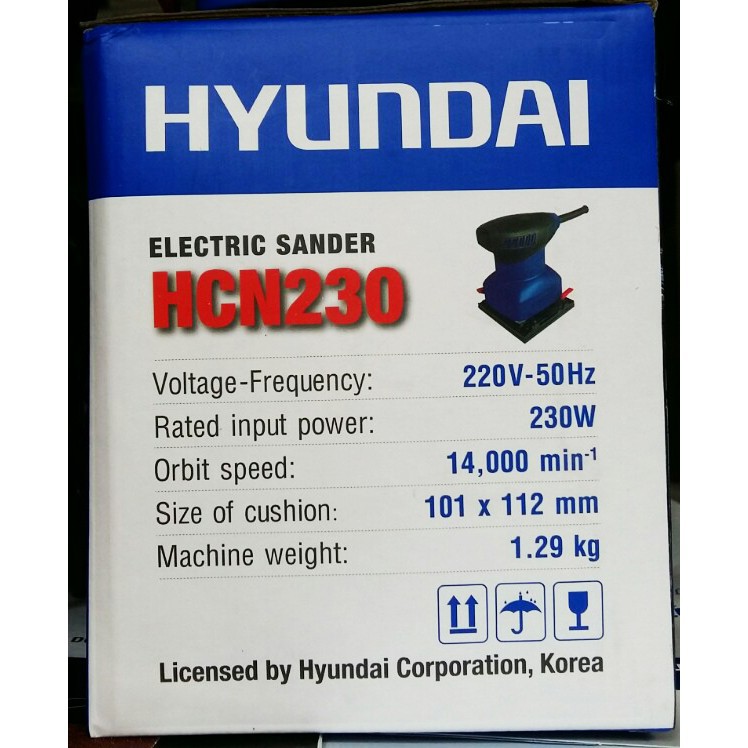 Đầu chà nhám gỗ Hyundai HCN230 chính hãng, chà giấy nhám, đánh bóng gỗ. BH 6 tháng toàn quốc